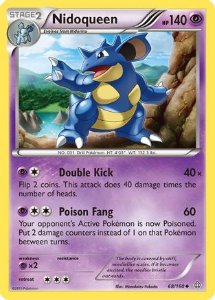 Nidoqueen (68/160) [XY: Primal Clash] Reverse Holofoil