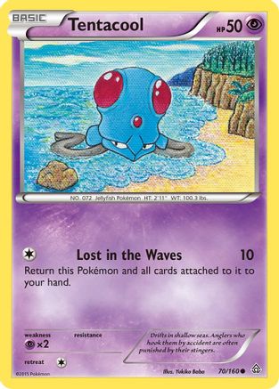 Tentacool (70/160) [XY: Primal Clash] Reverse Holofoil