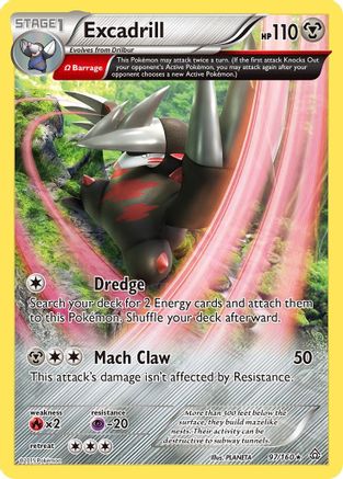 Excadrill (97/160) [XY: Primal Clash] Reverse Holofoil