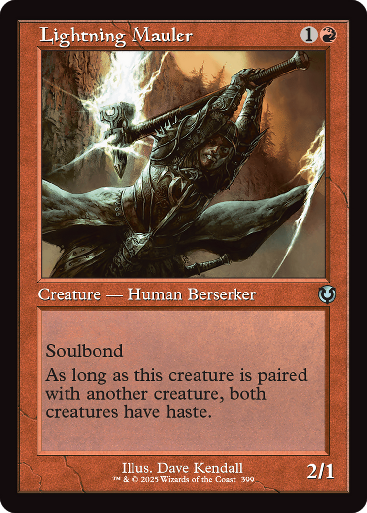 Lightning Mauler (Retro Frame) [Innistrad Remastered] Foil
