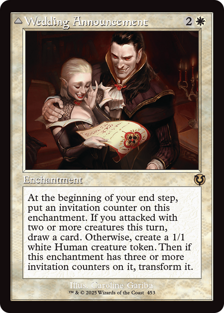 Wedding Announcement // Wedding Festivity (Retro Frame) [Innistrad Remastered] Foil
