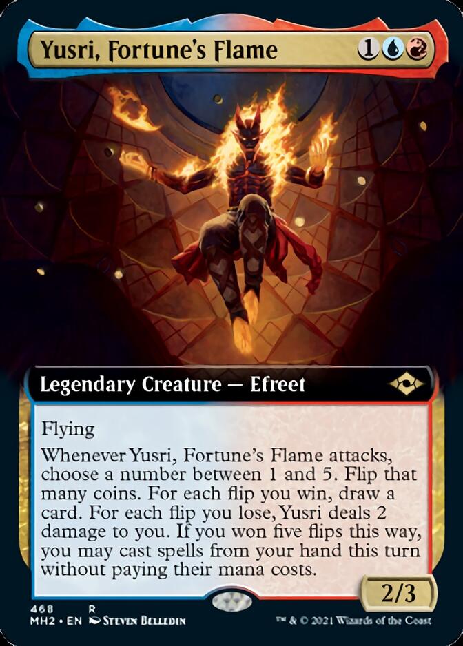 Yusri, Fortune's Flame (Extended Art) [Modern Horizons 2] Foil