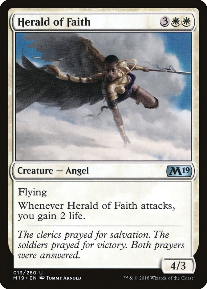 Herald of Faith [Core Set 2019] Foil