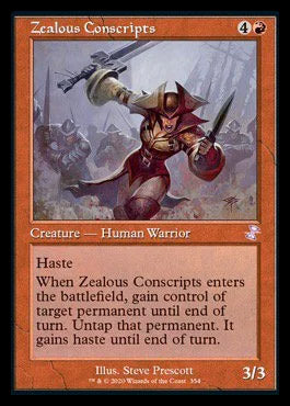 Zealous Conscripts (Timeshifted) [Time Spiral Remastered] Foil