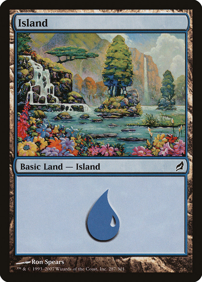 Island (287) [Lorwyn] Foil
