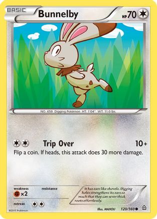 Bunnelby (120/160) [XY: Primal Clash] Reverse Holofoil