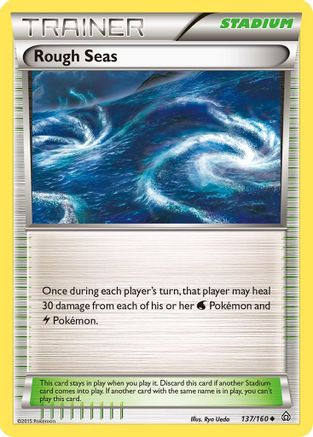 Rough Seas (137/160) [XY: Primal Clash] Reverse Holofoil