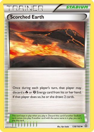 Scorched Earth (138/160) [XY: Primal Clash] Reverse Holofoil