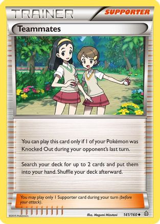 Teammates (141/160) [XY: Primal Clash] Reverse Holofoil