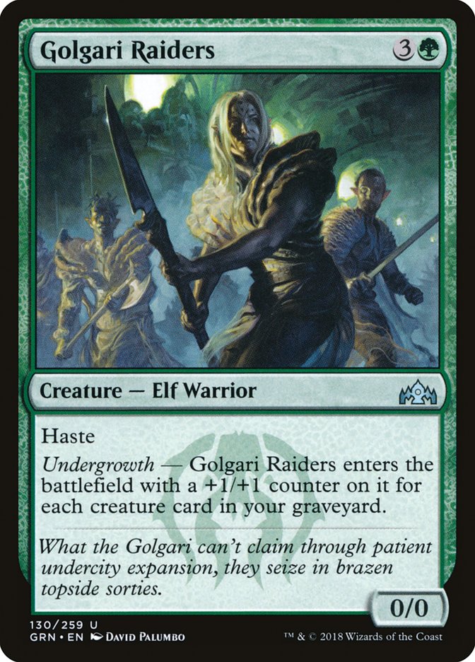 Golgari Raiders [Guilds of Ravnica] Foil