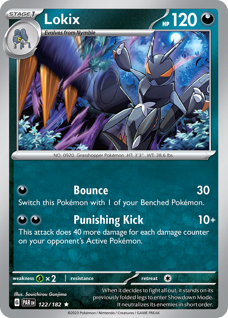 Lokix (122/182) [Scarlet & Violet: Paradox Rift] Reverse Holofoil