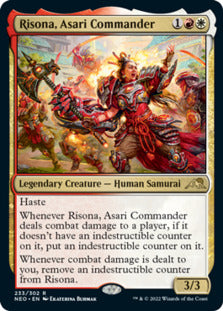 Risona, Asari Commander [Kamigawa: Neon Dynasty] Foil