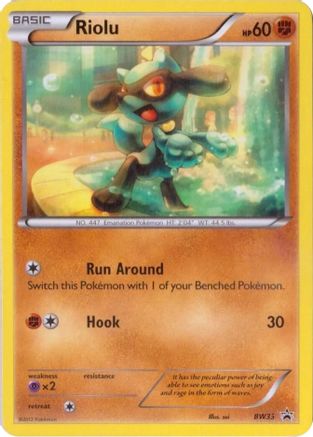 Riolu (BW33) [Black & White: Black Star Promos] Holofoil