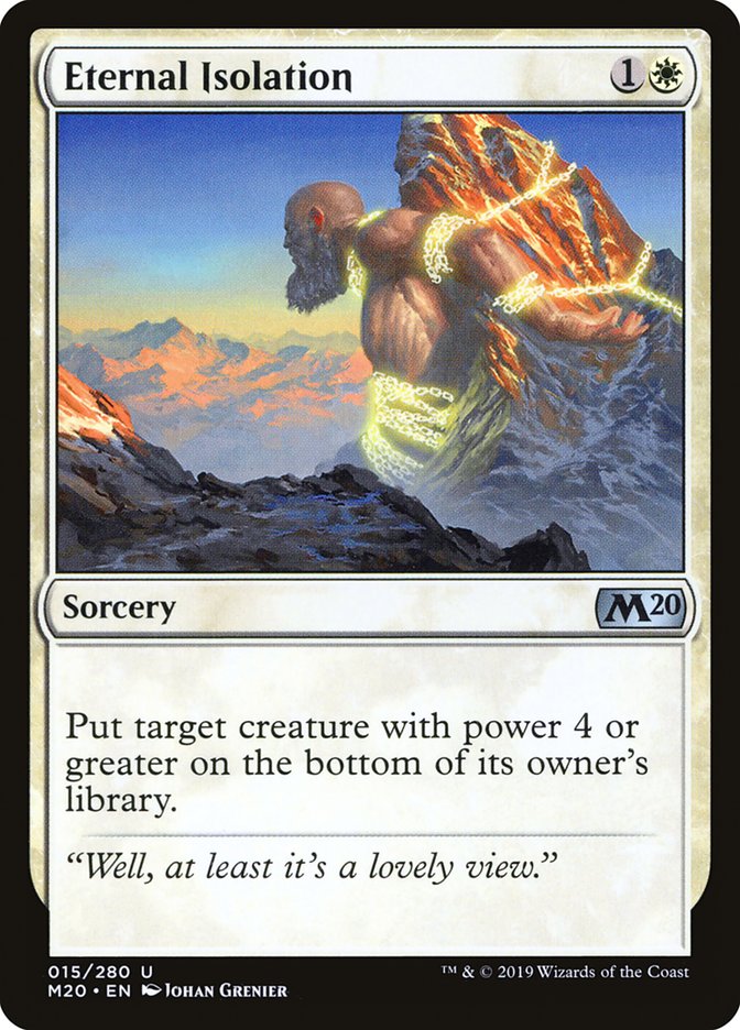 Eternal Isolation [Core Set 2020] Foil