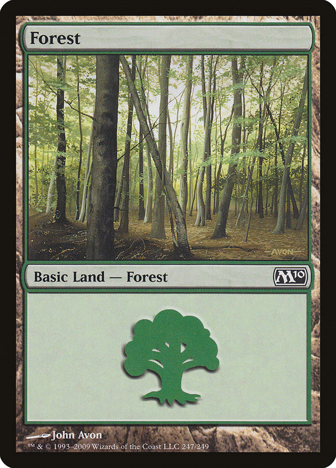 Forest (247) [Magic 2010] Foil