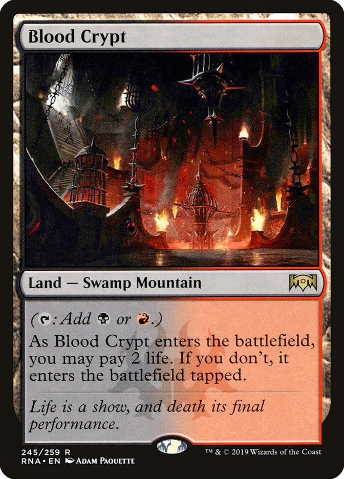 Blood Crypt [Ravnica Allegiance] Foil