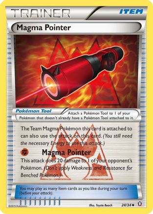 Magma Pointer (24/34) [XY: Double Crisis] Reverse Holofoil