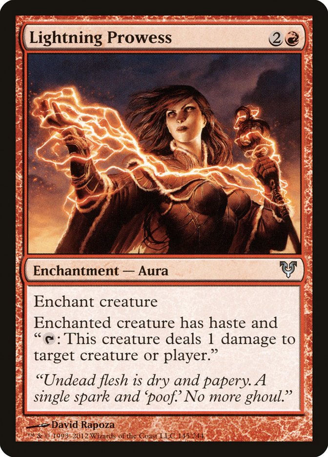 Lightning Prowess [Avacyn Restored] Foil