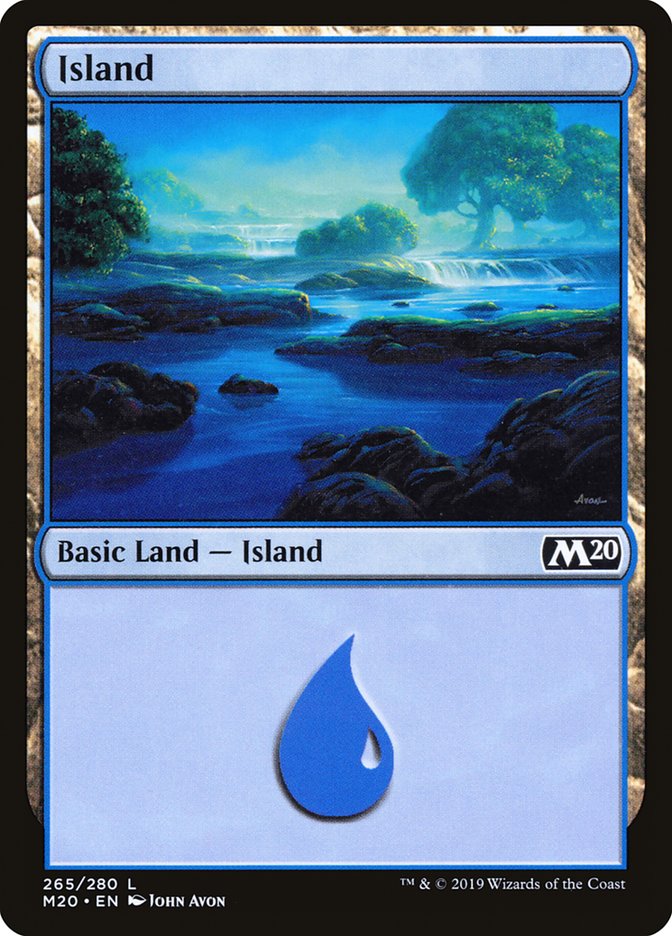 Island (265) [Core Set 2020] Foil