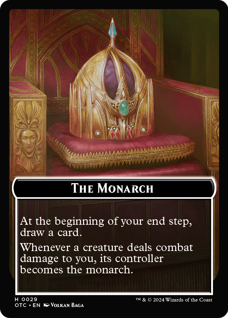 The Monarch  [Outlaws of Thunder Junction Commander Tokens] Foil