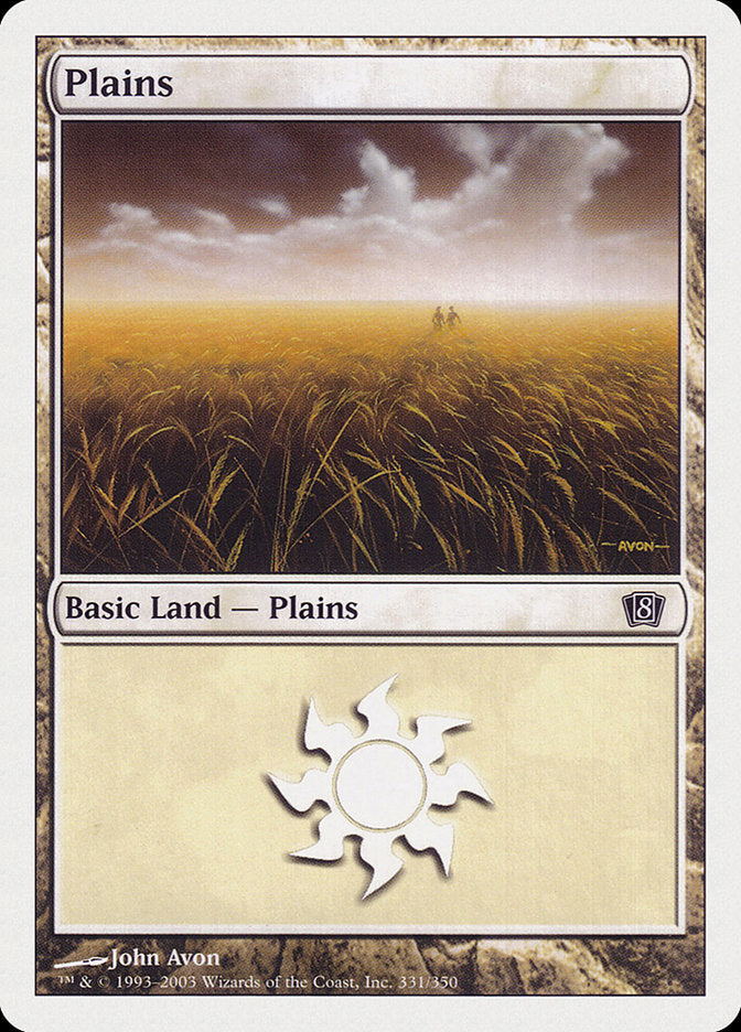 Plains (331) [Eighth Edition] Foil