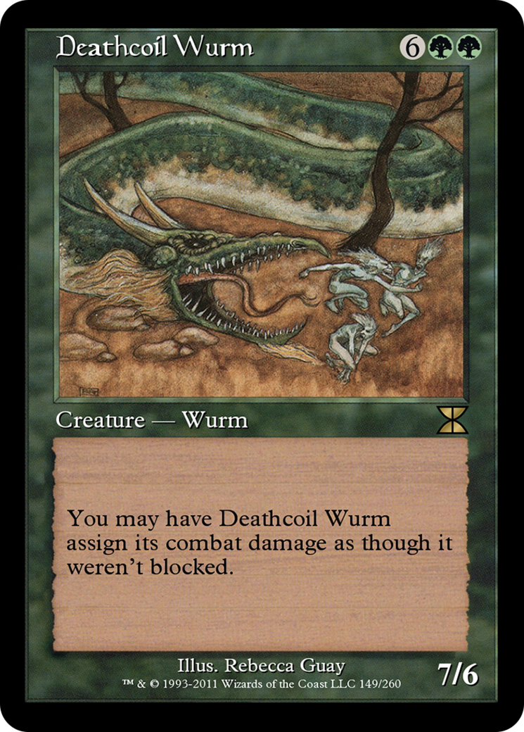 Deathcoil Wurm  [Masters Edition IV] Foil