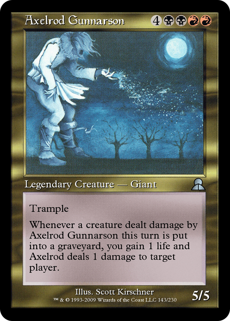 Axelrod Gunnarson  [Masters Edition III] Foil