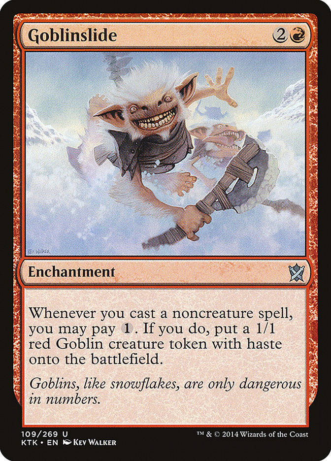 Goblinslide [Khans of Tarkir] Foil