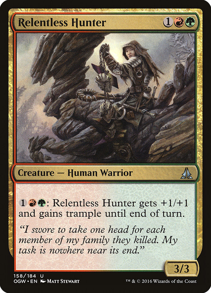 Relentless Hunter [Oath of the Gatewatch] Foil