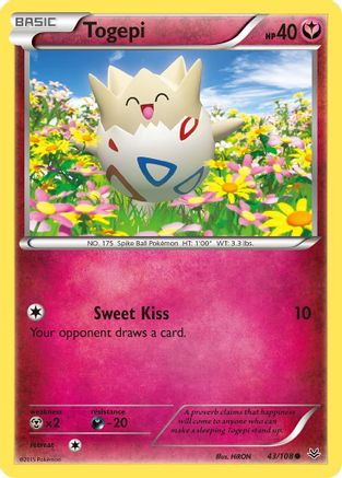 Togepi (43/108) [XY: Roaring Skies] Reverse Holofoil