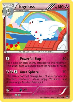 Togekiss (45/108) [XY: Roaring Skies] Reverse Holofoil