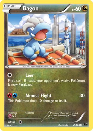 Bagon (55/108) [XY: Roaring Skies] Reverse Holofoil