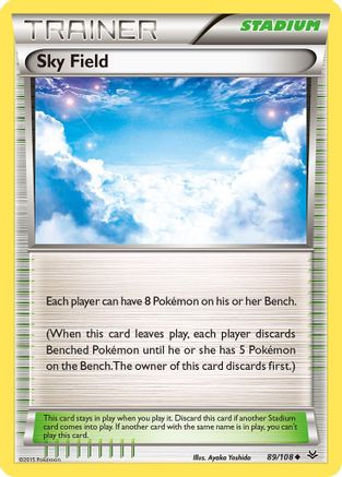Sky Field (89/108) [XY: Roaring Skies] Reverse Holofoil