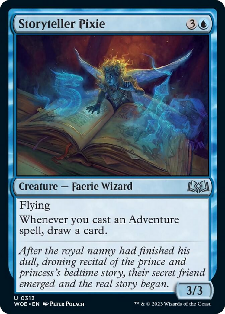 Storyteller Pixie [Wilds of Eldraine] Foil