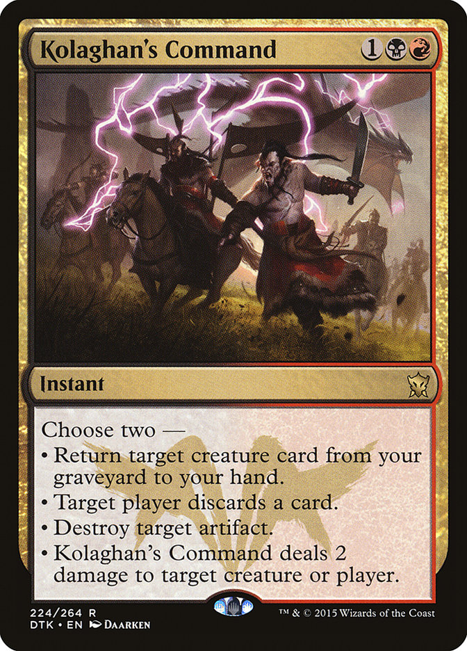 Kolaghan's Command [Dragons of Tarkir] Foil