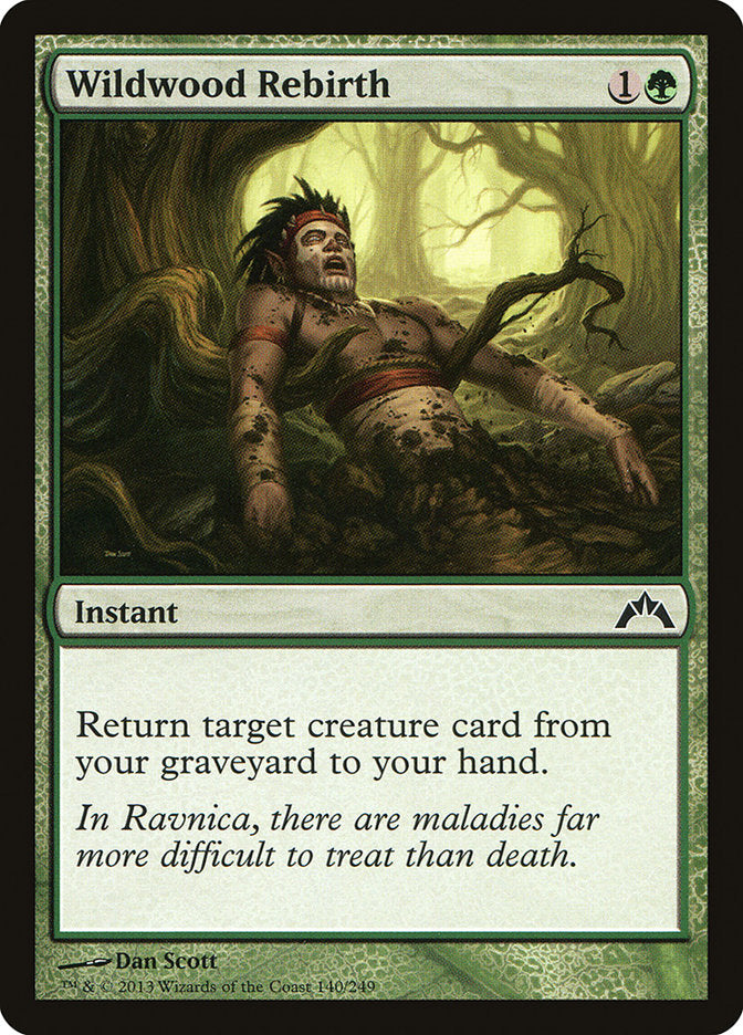 Wildwood Rebirth [Gatecrash] Foil