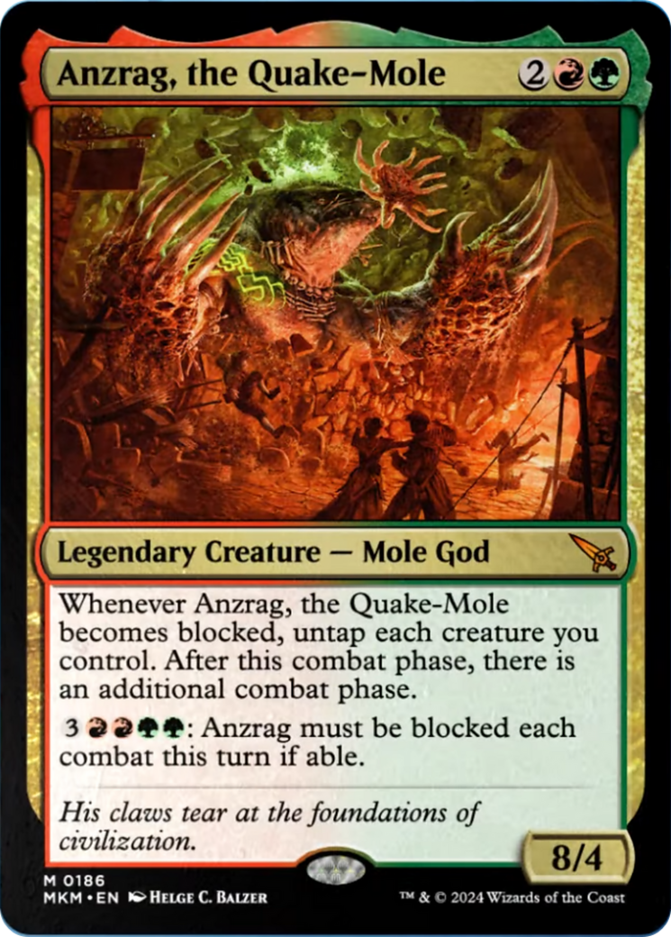 Anzrag, the Quake-Mole [Murders at Karlov Manor] Foil