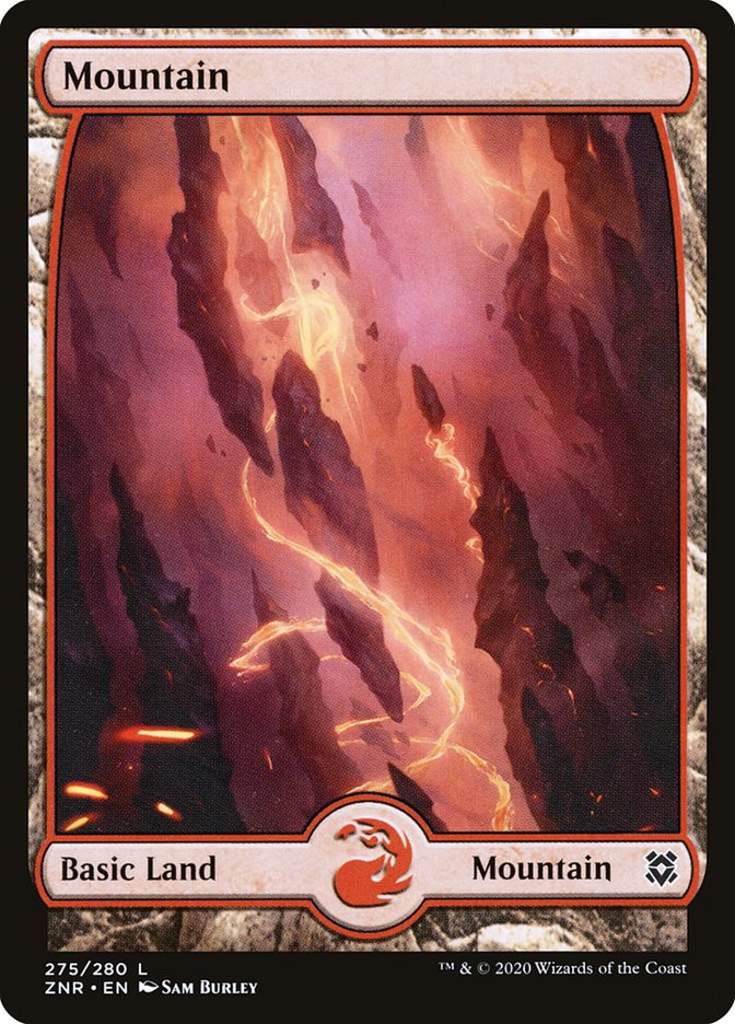 Mountain (275) [Zendikar Rising] Foil