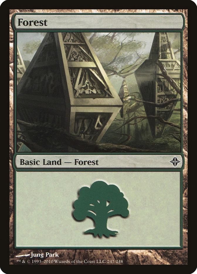 Forest (247) [Rise of the Eldrazi] Foil