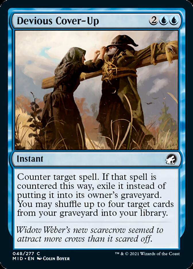 Devious Cover-Up [Innistrad: Midnight Hunt] Foil