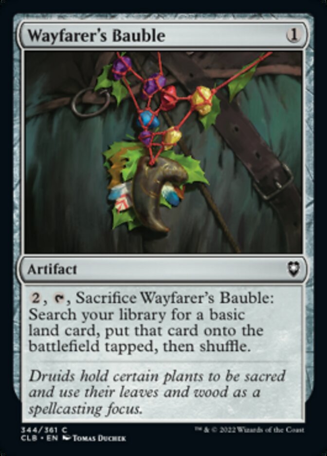 Wayfarer's Bauble [Commander Legends: Battle for Baldur's Gate] Foil