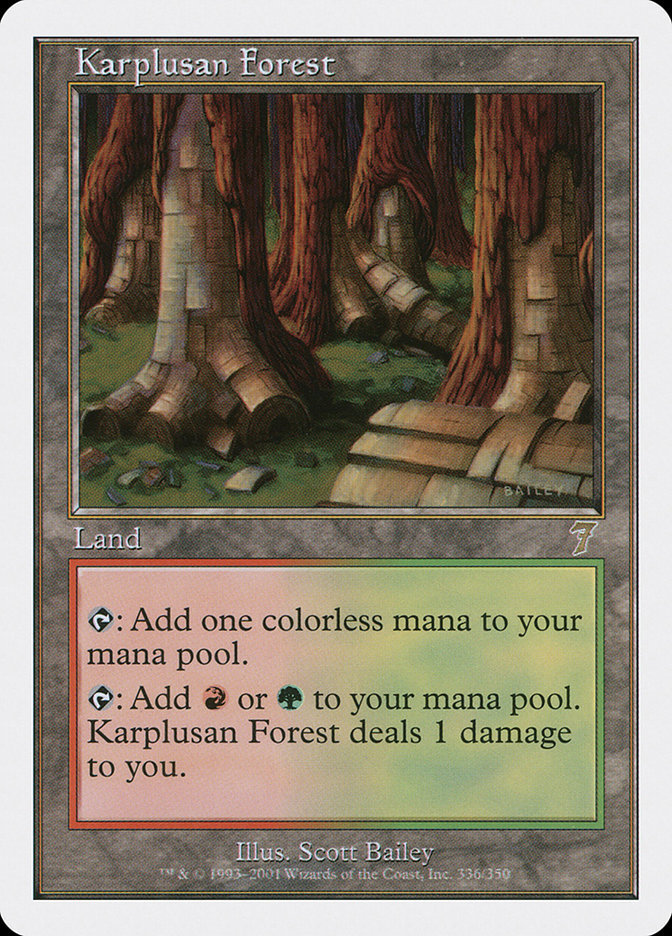 Karplusan Forest [Seventh Edition] Foil