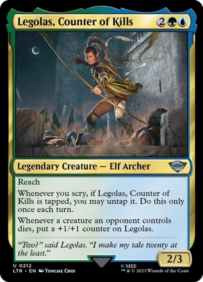 Legolas, Counter of Kills [The Lord of the Rings: Tales of Middle-Earth] Foil