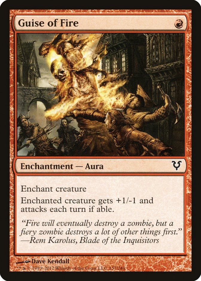 Guise of Fire [Avacyn Restored] Foil