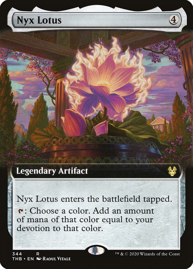 Nyx Lotus (Extended Art) [Theros Beyond Death] Foil