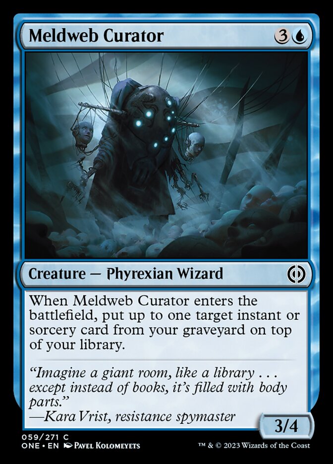 Meldweb Curator [Phyrexia: All Will Be One] Foil