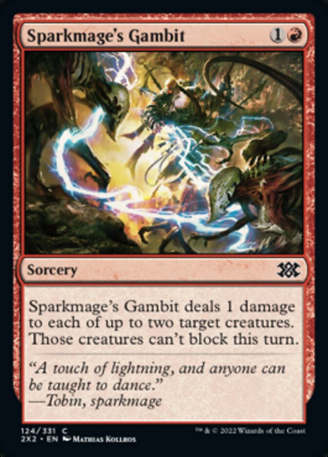 Sparkmage's Gambit [Double Masters 2022] Foil