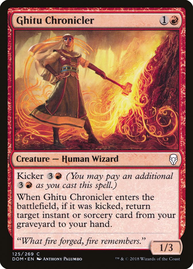 Ghitu Chronicler [Dominaria] Foil