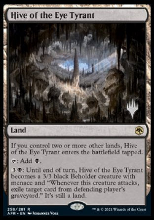 Hive of the Eye Tyrant (Promo Pack) [Dungeons & Dragons: Adventures in the Forgotten Realms Promos] Foil