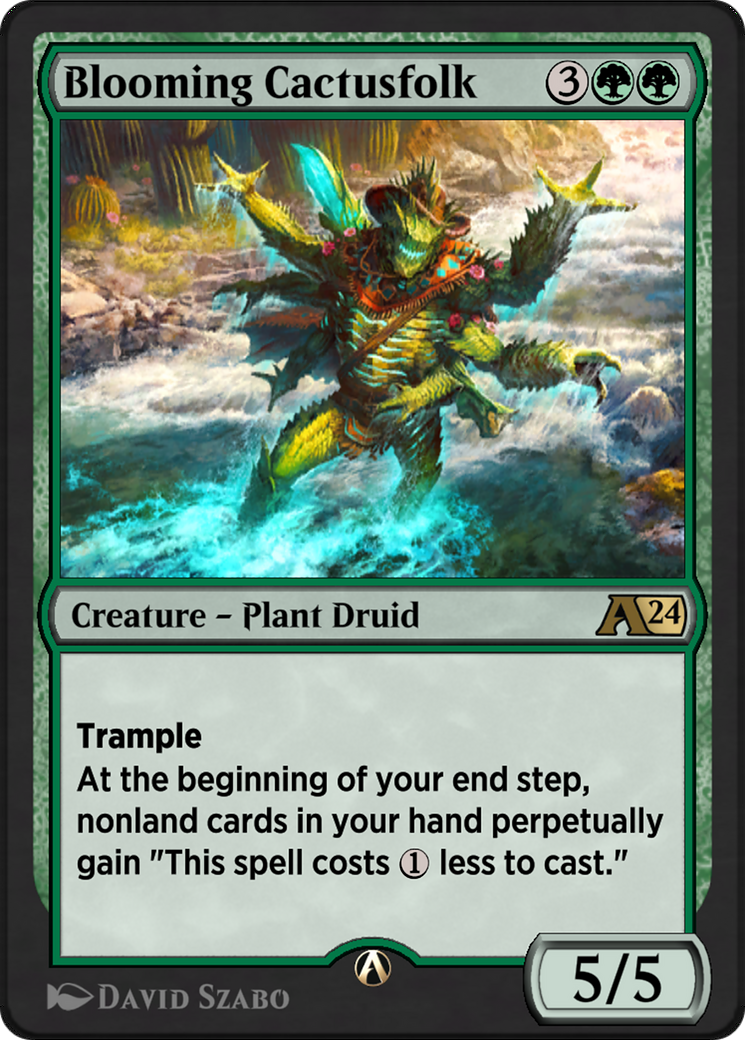 Blooming Cactusfolk  [Alchemy: Outlaws of Thunder Junction]